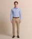 Camisa Formal Rayas Brooks Brothers CC01082 - Azul Rayas - Modelo cuerpo completo