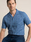Camisa Sport CS00895-013 Azul Oscuro estampado floral - vista 3