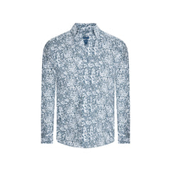 Camisa Sport Azul Classic Fit Perry Ellis CS00908