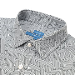 Camisa Sport Gris Claro Classic Fit Perry Ellis CS00909