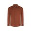 Camisa Sport Beige Classic Fit Perry Ellis CS00913 - Vinotinto - Frente ghost mannequin