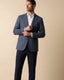 Saco Classic Fit 100% Lana Brooks Brothers SA00514 - Azul Oscuro - Modelo frente medio