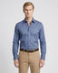 Camisa Sport Classic Fit Perry Ellis CS00850 - Azul Oscuro - Modelo plano americano lookbook