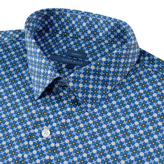 Camisa Sport Azul Classic Fit Perry Ellis CS00935