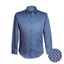 Camisa Sport Classic Fit Perry Ellis CS00850 - Azul Oscuro - modelo
