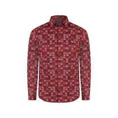 Camisa Sport Rojo Classic Fit Perry Ellis CS00927