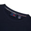 T-Shirt Perry Ellis Manga Larga TS00021 - Azul Oscuro - Detalle cuello