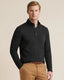 Sweater Perry Ellis Half Button SW00096 - Negro - Modelo plano cercano