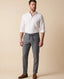Pantalon Lino Classic Fit Perry Ellis PS00153 - gris-4 - hombre plano medio
