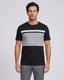T-Shirt Perry Ellis TS00015 - Negro - Modelo plano americano lookbook