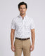 Camisa Sport Blanco Classic Fit Perry Ellis CS00884C - Blanco - Modelo plano americano lookbook