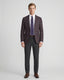 Saco Cuadros Classic Fit Guy Laroche SA00479 - Vino - Modelo cuerpo completo