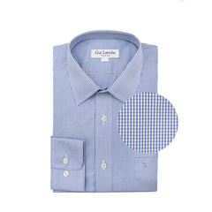 Camisa Formal Classic Fit Cuadros Spread Collar Guy Laroche CC00963