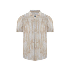 Camisa Sport Beige Classic Fit Perry Ellis CS00890