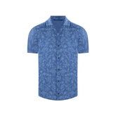 Camisa Sport Azul Classic Fit Perry Ellis CS00895