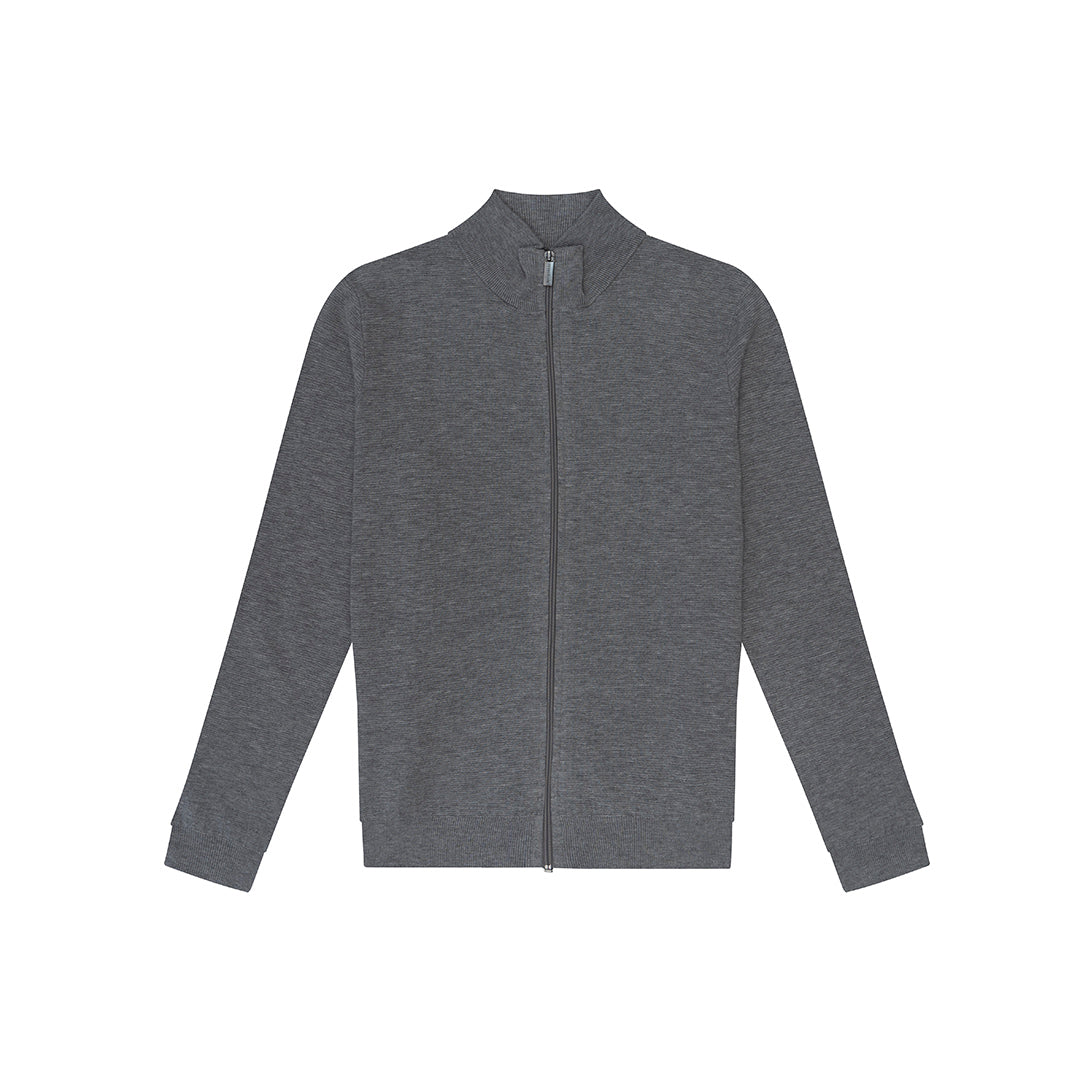 Sweater con cremallera en color Gris Claro de Perry Ellis SW00100021