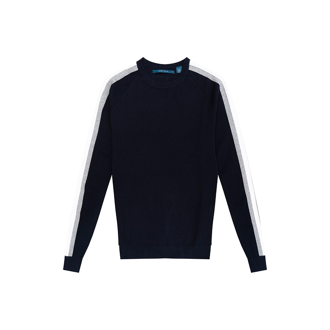 Sweater en color Azul Oscuro de Perry Ellis SW00101013