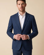 Vestido Classic Fit Austin Reed VE04252 - Azul Oscuro - Modelo plano americano lookbook