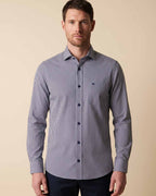 Camisa Sport Guy Laroche CS00711G - Azul Oscuro - Modelo plano americano lookbook