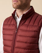 Chaleco Guy Laroche CH00079 - Vino - Detalle textura