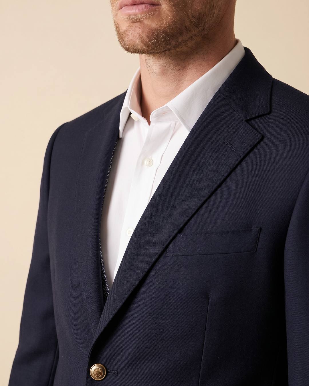 Saco Azul Oscuro Classic Fit Guy Laroche SA00034 Imagen secundaria del producto