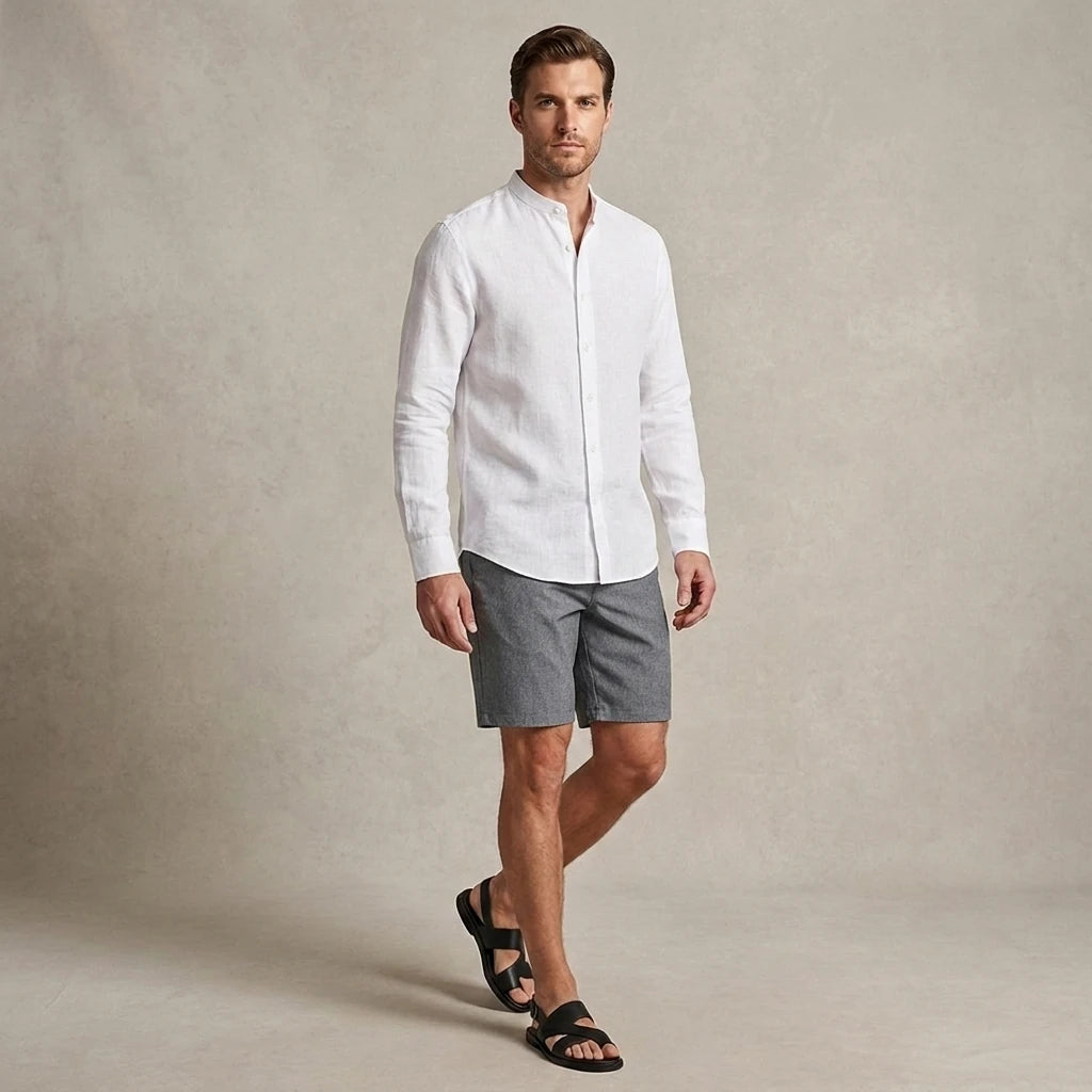 Bermuda Perry Ellis BE00071 - gris-4