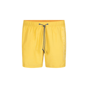 Pantaloneta de baño color amarillo de Perry Ellis BE00080081