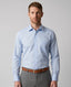 Camisa Formal Classic Fit Spread Collar Guy Laroche CC00001 - Azul Medio - Modelo frente medio