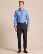Camisa Formal Classic Fit Spread Collar Brooks Brothers CC00894GBB - Azul Medio - Modelo cuerpo completo