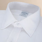 Camisa Formal Classic Fit Spread Collar Brooks Brothers CC00894GBB - Blanco - Detalle cuello