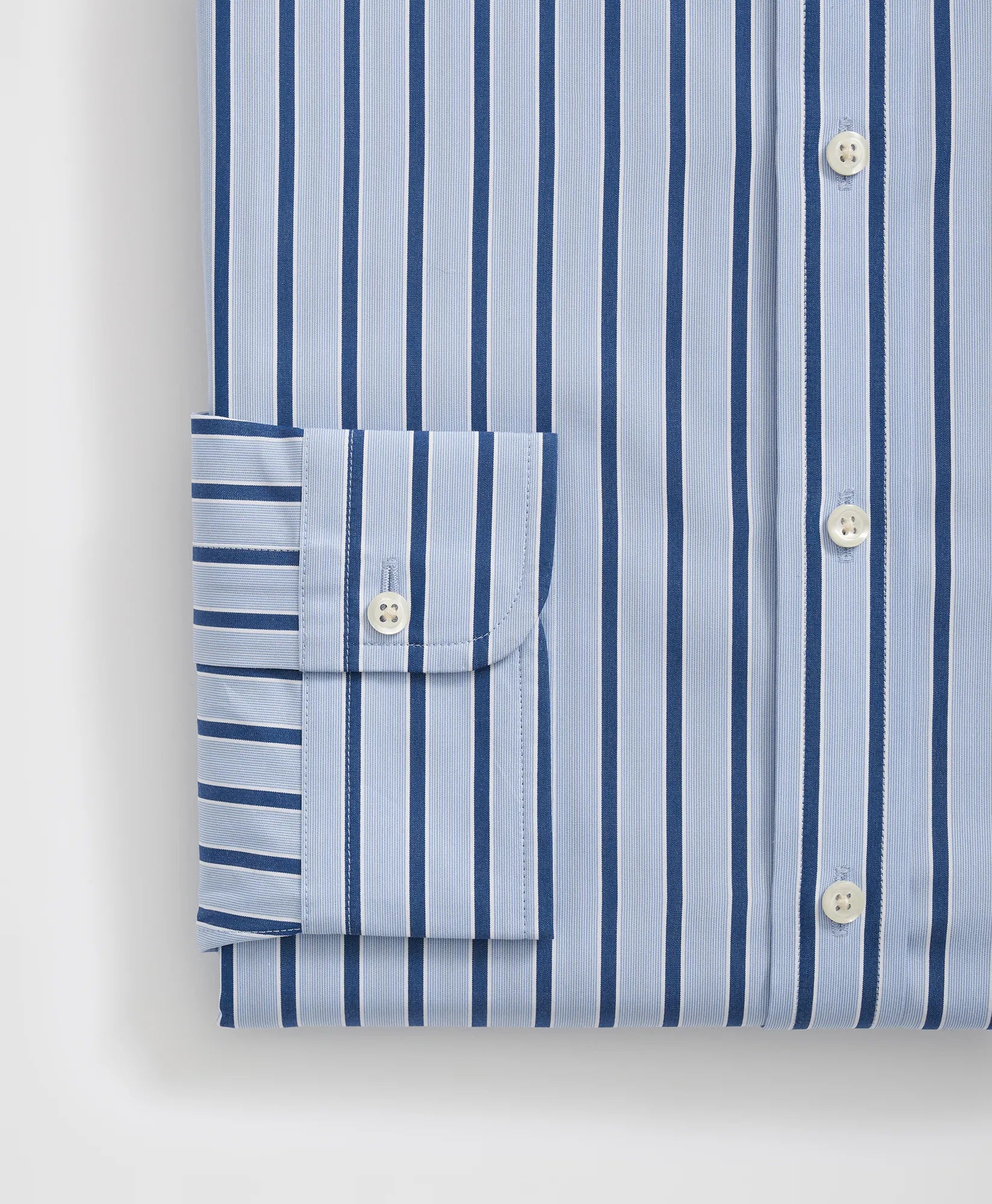 Camisa Calle Azul Rayas Supima® Cotton Classic Fit- Brooks Brothers CC010082