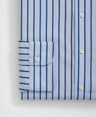 Camisa Calle Azul Rayas Supima® Cotton Classic Fit- Brooks Brothers CC010082