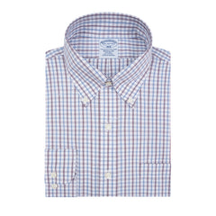 Camisa Calle Cuadros Azul Button Down Collar Classic Fit Brooks Brothers CC01080