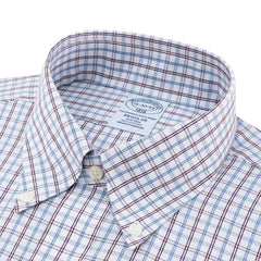 Camisa Calle Cuadros Azul Button Down Collar Classic Fit Brooks Brothers CC01080