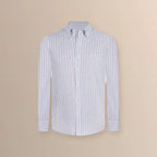 Camisa Formal Cuadros Button Down Collar Classic Fit Wrinkle Resistant Brooks Brothers CC01080 - Frente ghost mannequin