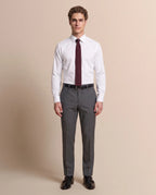Camisa Formal Pinpoint Spread Brooks Brothers CC01085 - Blanco - Modelo cuerpo completo