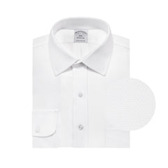 Camisa Manga Larga Color Blanco Marca Brooks Brothers CC01087