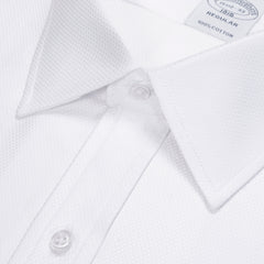 Camisa Manga Larga Color Blanco Marca Brooks Brothers CC01087