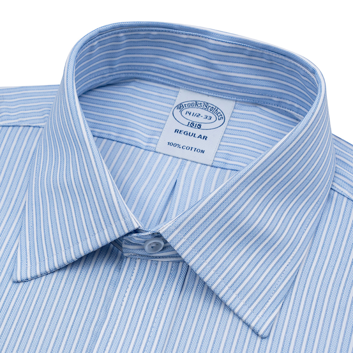 Camisa Calle Azul Rayas Classic Fit- Brooks Brothers CC01088