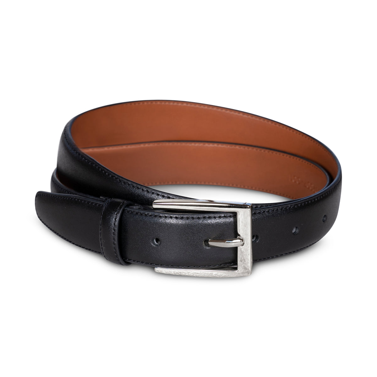 Cinturon Formal Color Negro Marca Brooks Brothers CF00129
