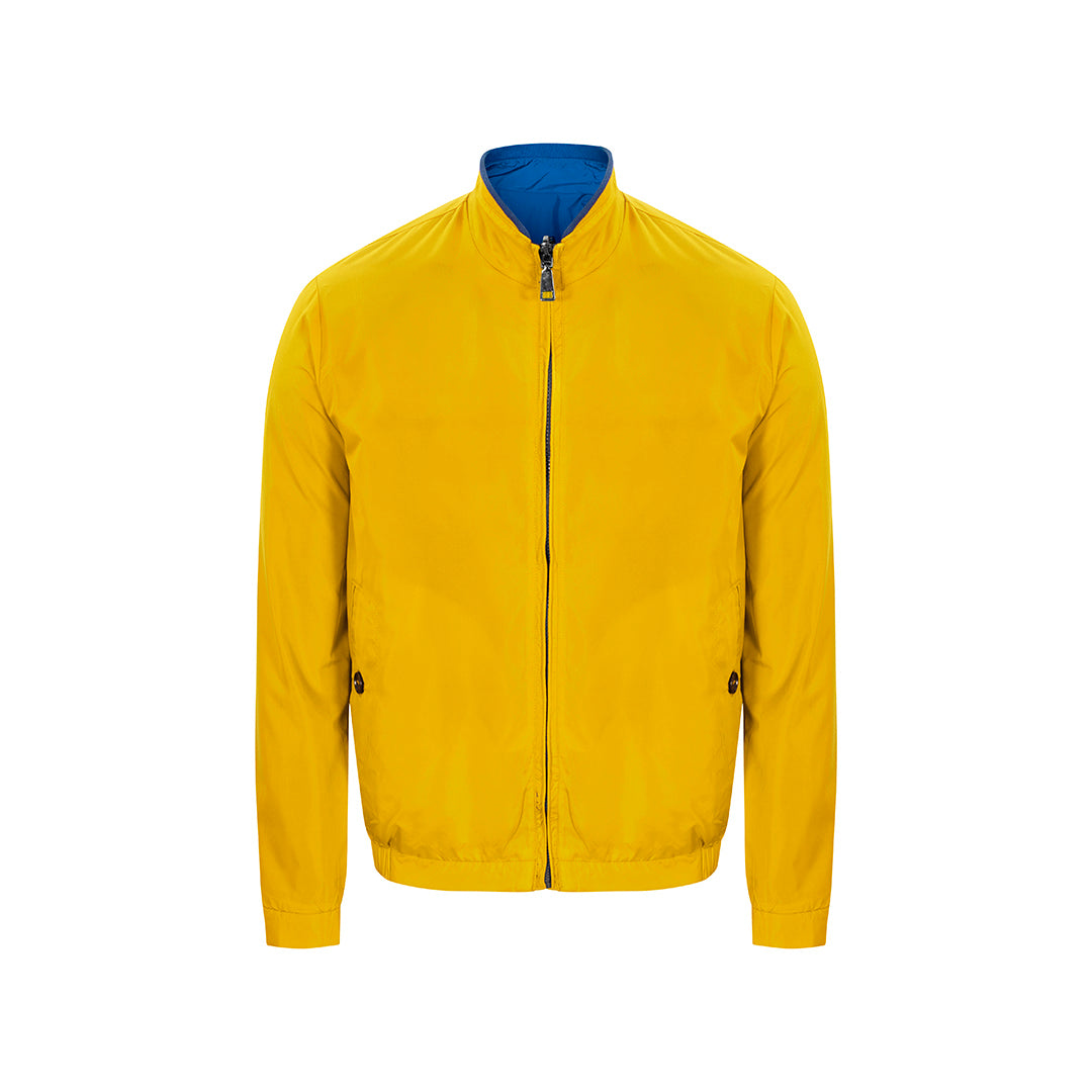 Chaqueta Reversible Perry Ellis CH00110 - azul-amarillo - Frente ghost mannequin
