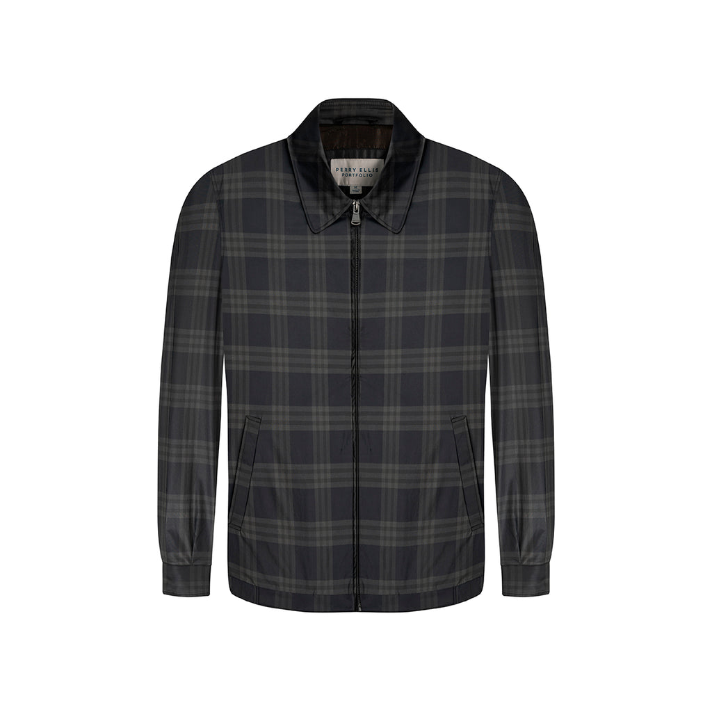 Chaqueta Perry Ellis CH00083 - Gris Oscuro - Frente ghost mannequin