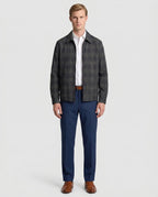 Chaqueta Perry Ellis CH00083 - Gris Claro - Modelo cuerpo completo