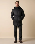 Chaqueta Austin Reed Puffer CH00109 - Negro - Modelo cuerpo completo