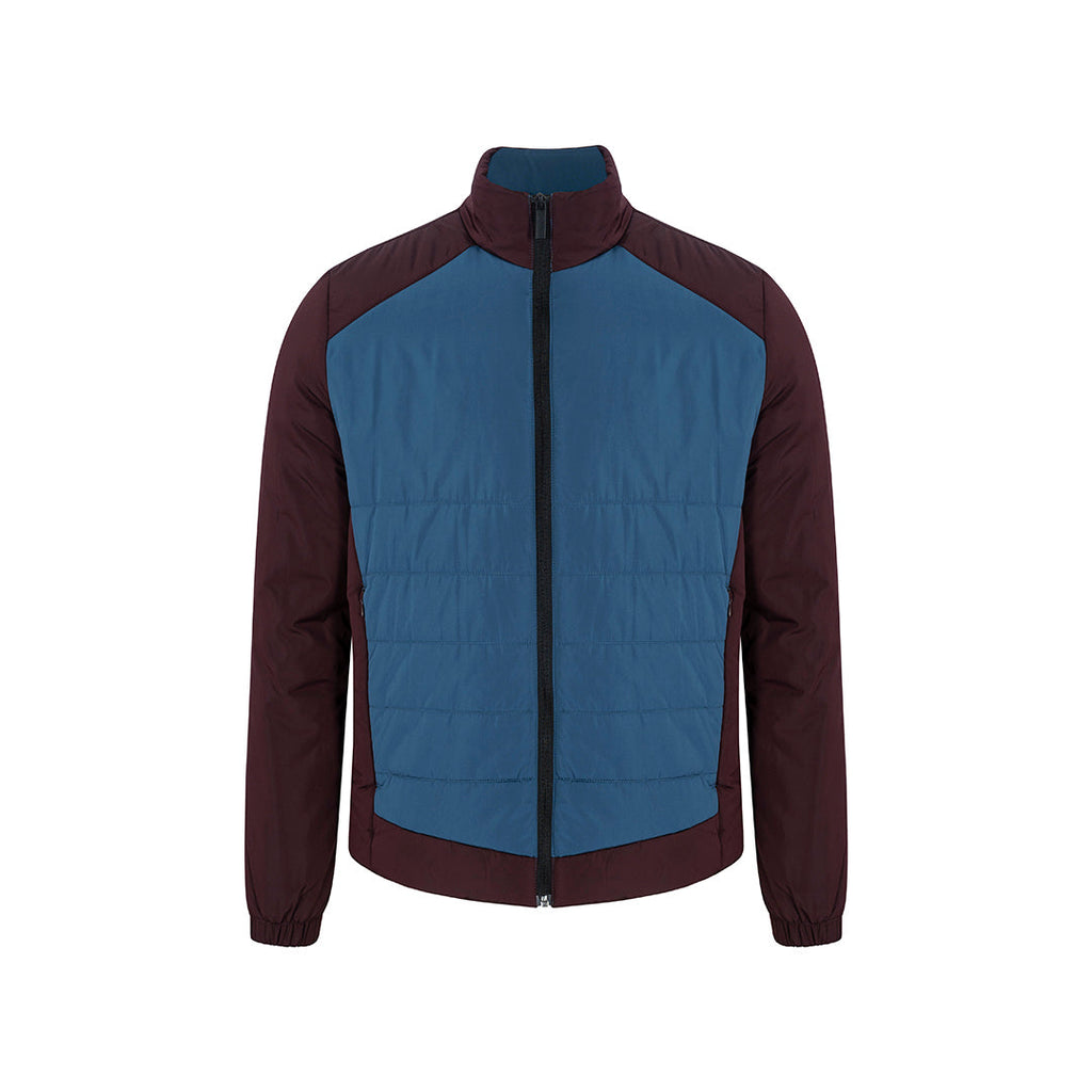 Chaqueta Quilted Perry Ellis Azul Oscuro CH00111 - Frente ghost mannequin