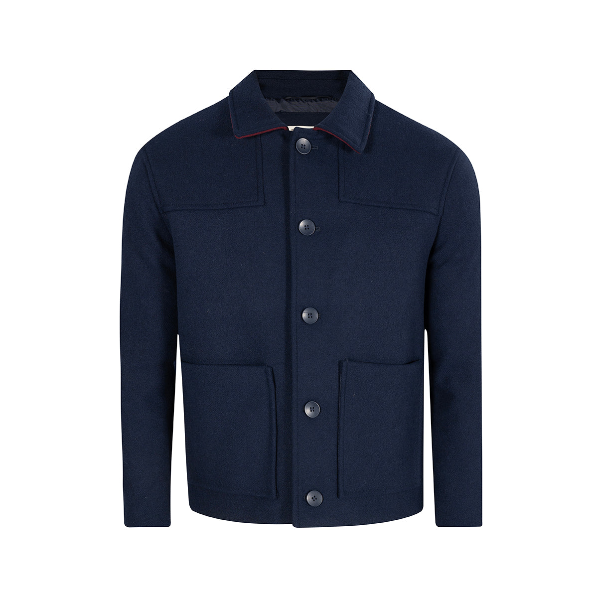 Chaqueta Paño Austin Reed CH00118 - Azul Oscuro - Frente ghost mannequin