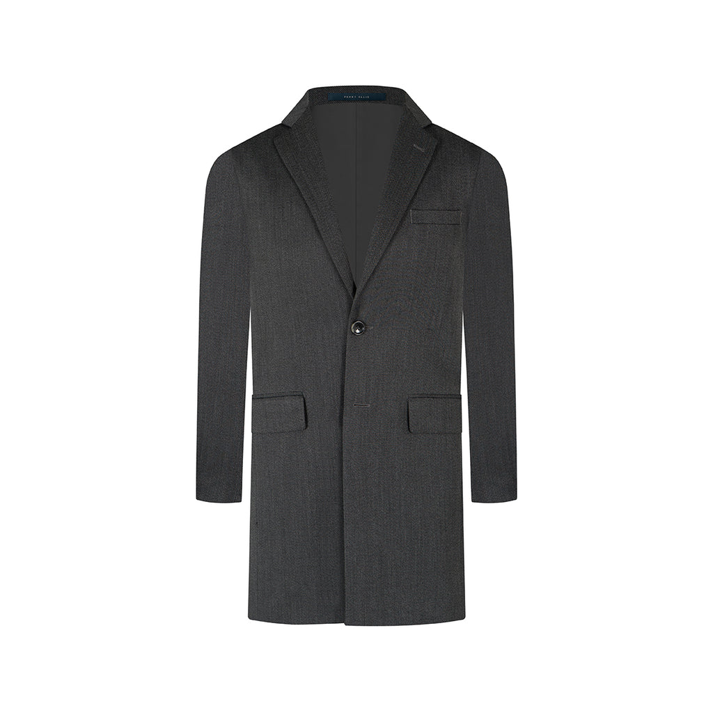 Chaqueta Perry Ellis CH00125 - Gris Oscuro - Frente ghost mannequin