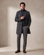 Chaqueta Perry Ellis CH00125 - Gris Oscuro - Modelo plano americano lookbook