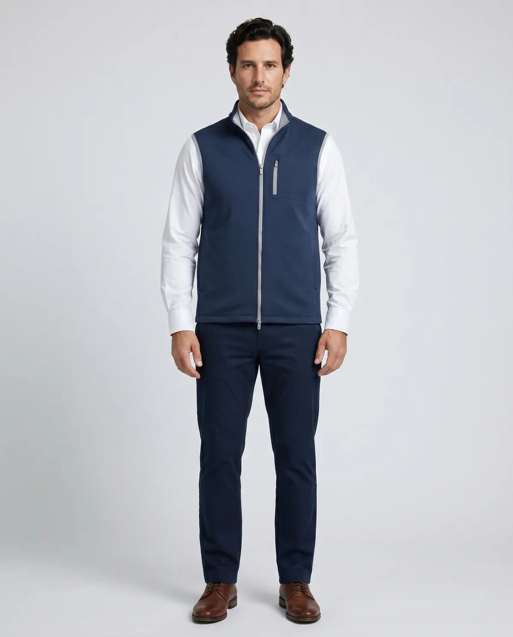 Chaleco Brooks Brothers Performance - Azul Oscuro - Modelo 2