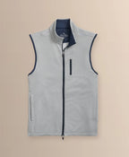 Chaleco Brooks Brothers Performance Series CHA0001 - Gris Claro - Frente ghost mannequin